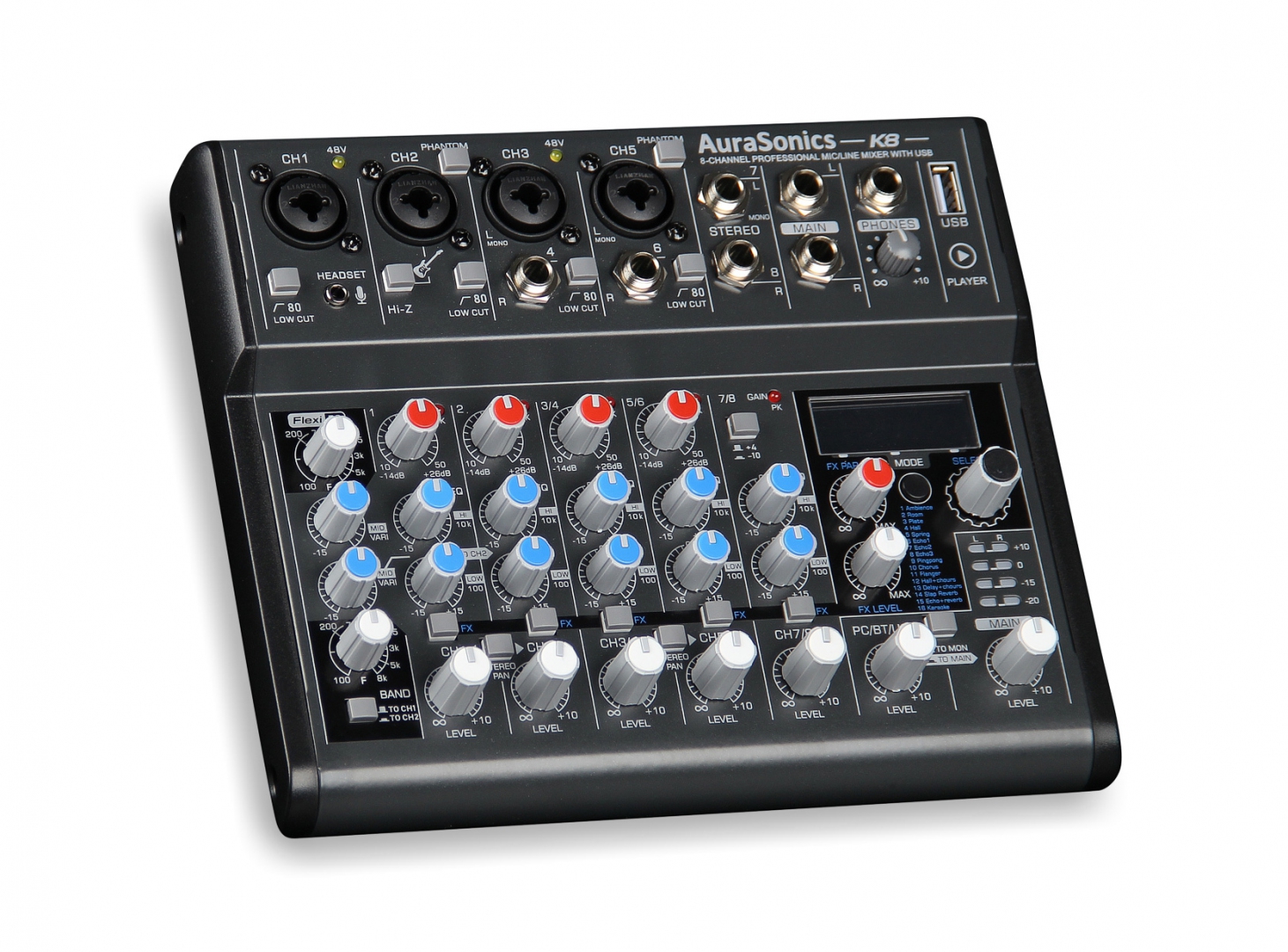 AuraSonics K8 компактный микшерный пульт в Томской области