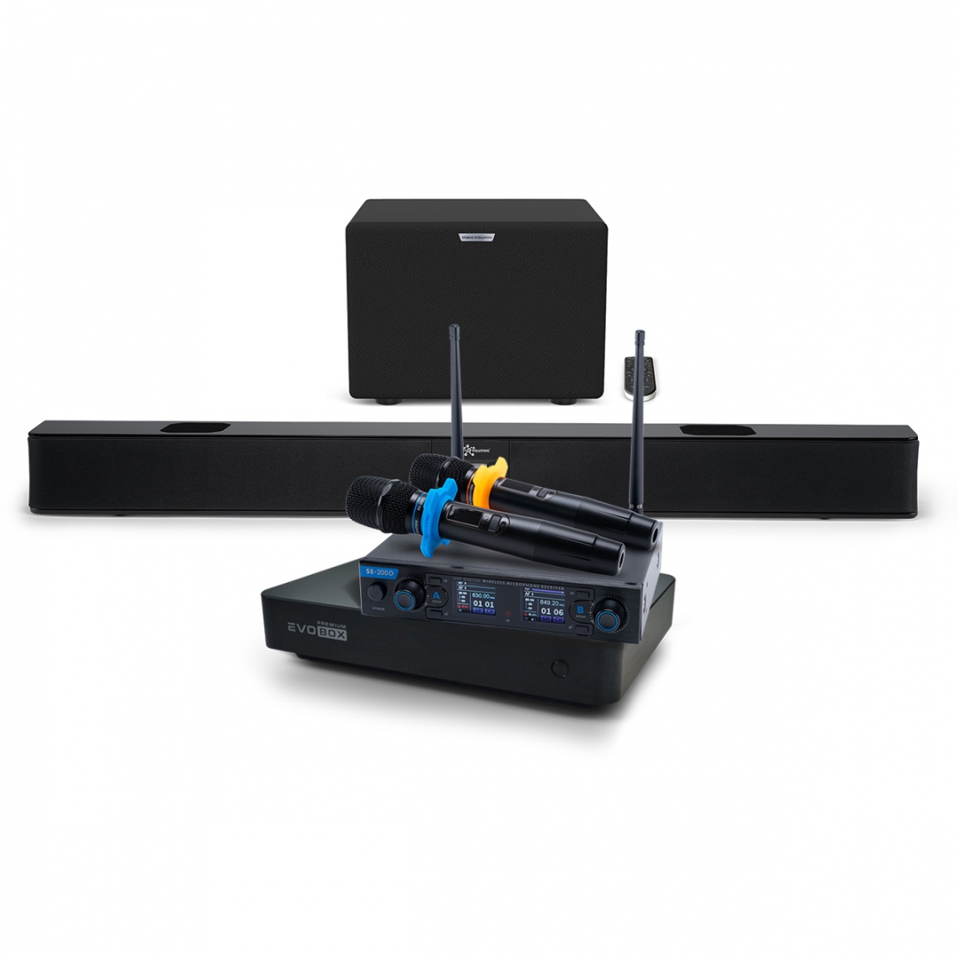 Hi-End караоке-система EVOBOX Premium + EvoSoundBar (саундбар с караоке) в Томской области