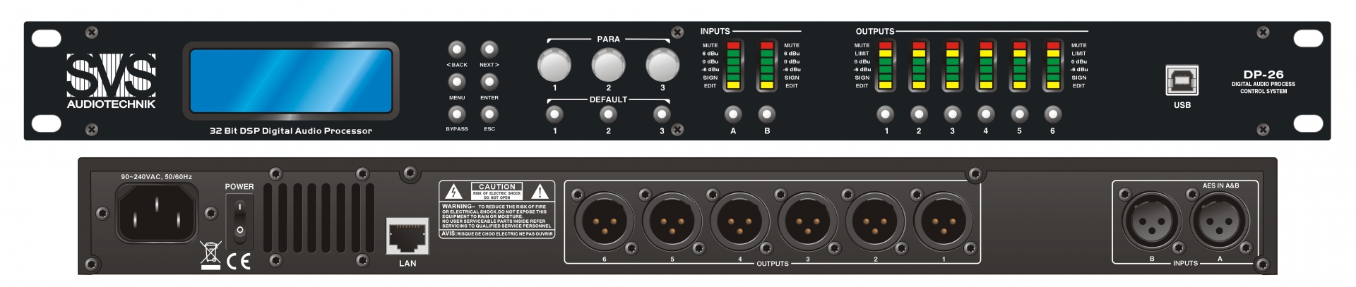 SVS Audiotechnik DP-26 Цифровой процессор: 2 входа 6 выходов в Томской области