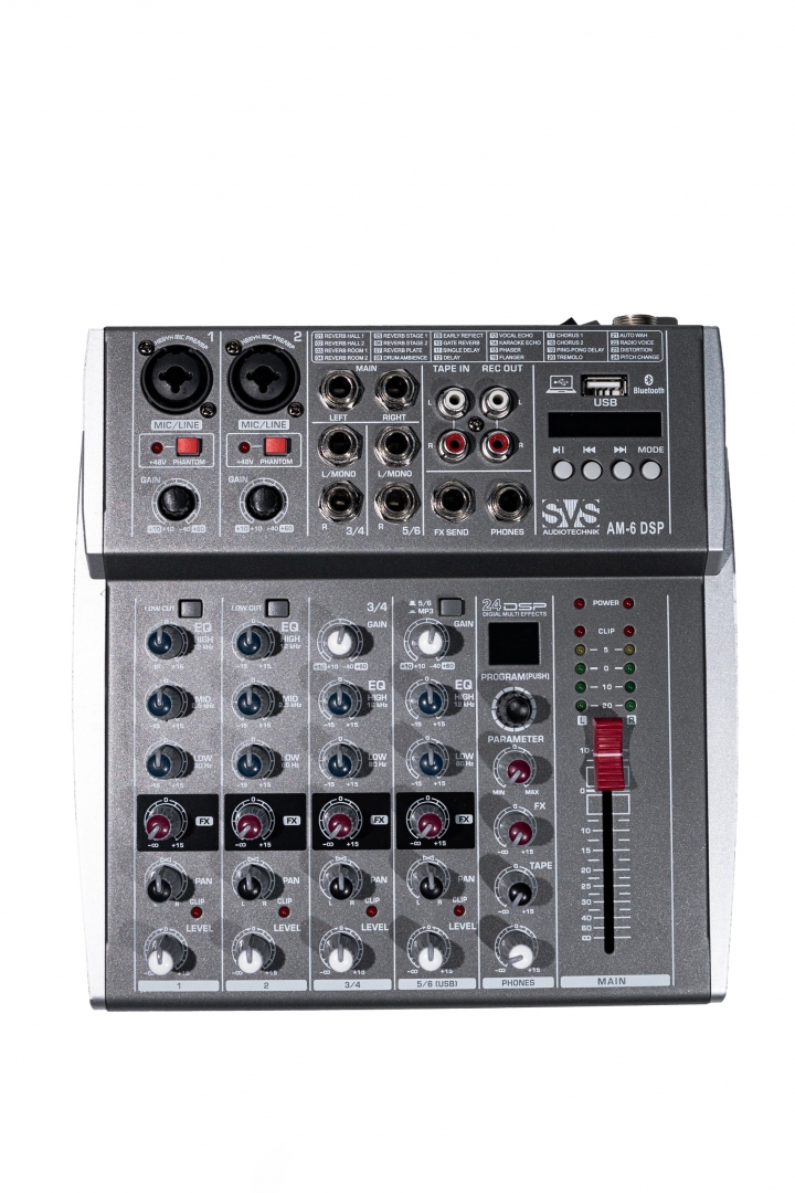 SVS Audiotechnik mixers AM-6 DSP Микшерный пульт аналоговый, 6-канальный SVS Audiotechnik mixers в Томской области