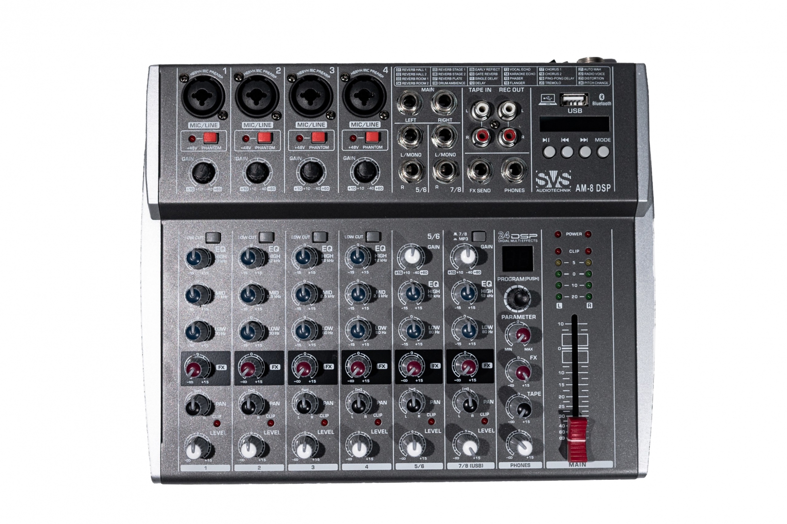 SVS Audiotechnik mixers AM-8 DSP Микшерный пульт аналоговый, 8-канальный в Томской области